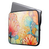 Flora 5 Blumenpastete Laptop-Case Laptopschutzhülle (Vorderseite Links)
