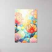 Flora 5 Blütenpastete Canvas Print Leinwanddruck (Vorderseite)