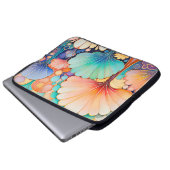Flora 6 Blumenpastete Laptop-Case Laptopschutzhülle (Vorne Knopf)