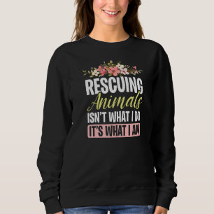 Flora Animal Rescue Retcurement Tiere Adoptier Pet Sweatshirt