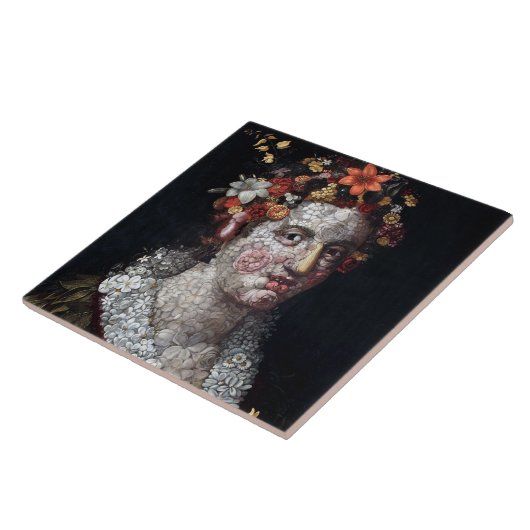 Flora, Arcimboldo Fliese (Seite)
