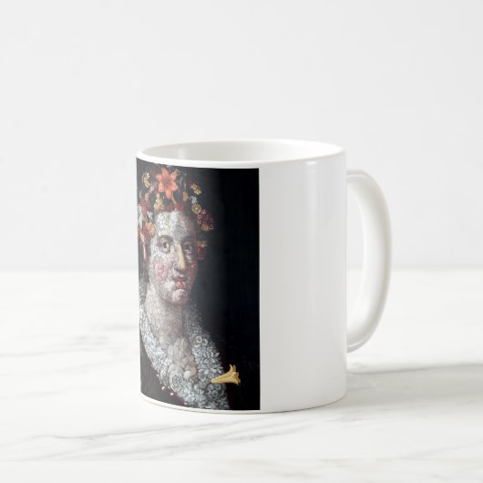 Flora, Arcimboldo Kaffeetasse (VorderseiteRechts)