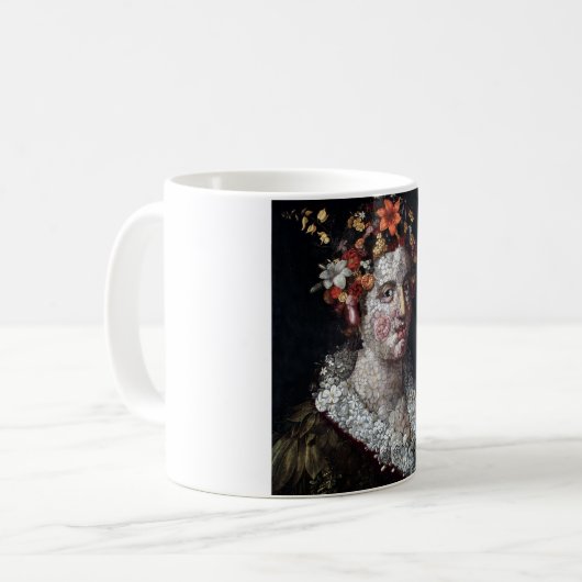 Flora, Arcimboldo Kaffeetasse (Vorderseite Links)