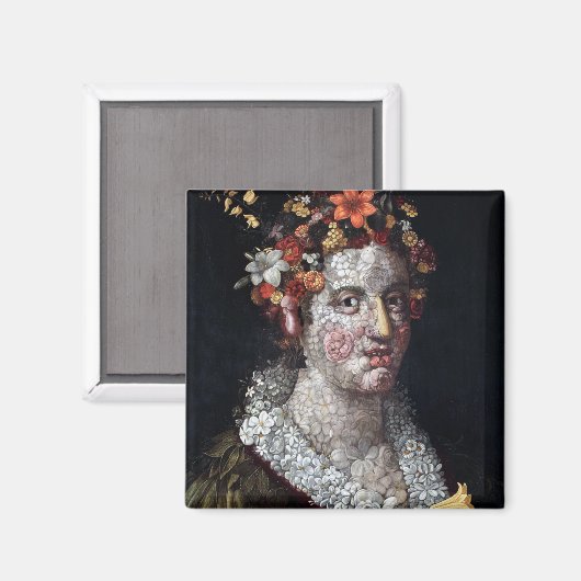 Flora, Arcimboldo Magnet (Vorderseite/Rückseite)