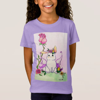Flora aus dem Bitsy Bunnies Lavender T - Shirt