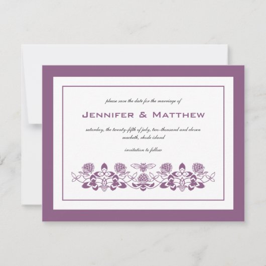 Flora Bee Ankündigung Datum freihalten (Vorderseite)