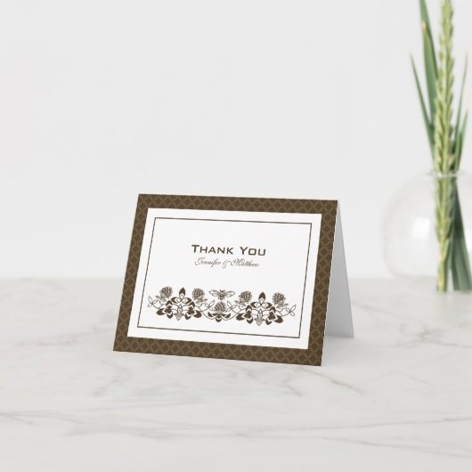 Flora Bee Vielen Dank, dass Sie eine Karte mit Nam (Vorderseite)