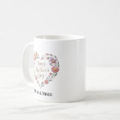 Flora Blume Glückwunsch Muttertag Garten Teezeremo Kaffeetasse (Vorderseite Links)