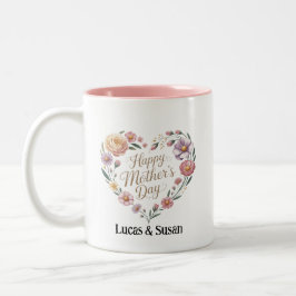Flora Blume Leaf Happy Mother Day Tasse Geschenke 