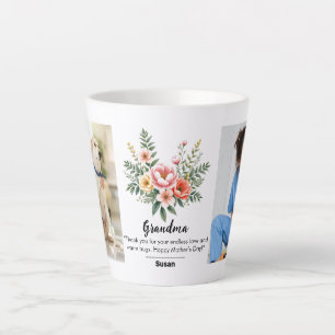 Flora Blume Muttertag Granma Gift Combo Milchtasse
