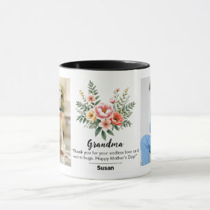 Flora Blume Muttertag Granma Gift Combo Tasse