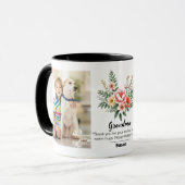 Flora Blume Muttertag Granma Gift Combo Tasse (Vorderseite Links)