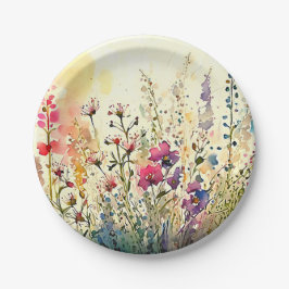 Flora/Blume Pappteller