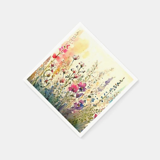 Flora/Blume Serviette (Ecke)