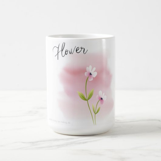 Flora Blume Tasse (Mittel)