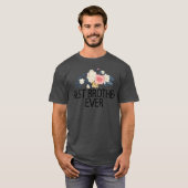 Flora Blume Wasserfarben Funny Frische Pasta mache T-Shirt (Vorne ganz)