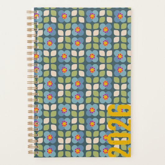 FLORA BLUSH - Botanical Pattern Planner Planer (Vorderseite)