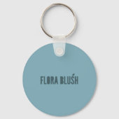 FLORA BLUSH - Schlüsselring - Blume-Charme Schlüsselanhänger (Rückseite)