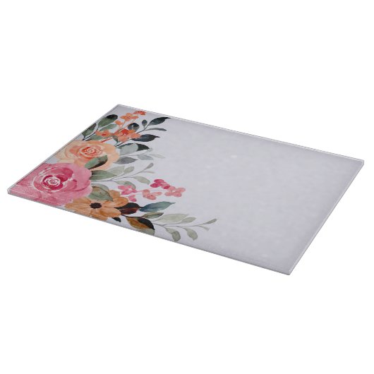 Flora-Blütenblätterbrett Schneidebrett (Ecke)