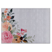 Flora-Blütenblätterbrett Schneidebrett (Vorderseite)