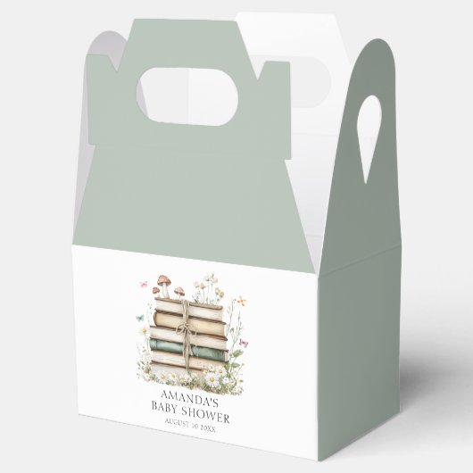 Flora-Blütendusche Gefälligkeitsbox Geschenkschachtel (Geöffnet)