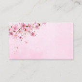 Flora-Blütendusche-Windeln-Raffle-Ticket Begleitkarte (Rückseite)