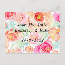 Flora; Boho glückliche Farben