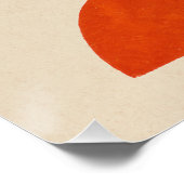 FLORA - Botanische Farbexplosion Poster (Ecke)