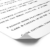 Flora Brautparty 🌸 Plan Poster (Ecke)