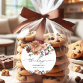 Flora-Brautparty Runder Aufkleber