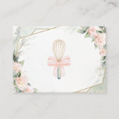 Flora-Brautparty weggerissen, gut wollen Begleitkarte (Rückseite)