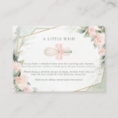 Flora-Brautparty weggerissen, gut wollen Begleitkarte (Vorderseite)