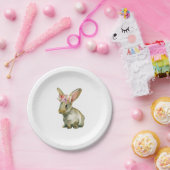 Flora Bunny Baby Dusche Pappteller (Party)