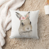 Flora Bunny Rabbit Woodland Tier Kissen (Decke)
