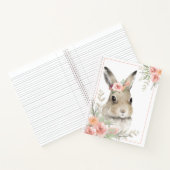 Flora Bunny Rabbit Woodland Tier Notizblock (Innenseite)