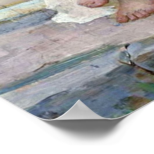 Flora by Pre-Raphaelite John William Waterhouse Poster (Ecke)