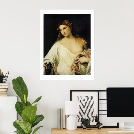Flora, by Titian Poster (Heimbüro)