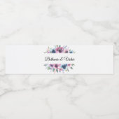 Flora-Chic-Flasche Wasserflaschenetikett (Einzelnes Label)