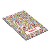 Flora-Collage für Aquarellfarben Sondersommer Notizblock (Rechte Seite)