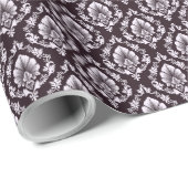 Flora-Damaske-Gleitschirm Nahtlose Blume Muster Geschenkpapier (Rolleneckpunkt)