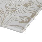 Flora Decorative Glasschneide 15" x 11" Schneidebrett (Ecke)