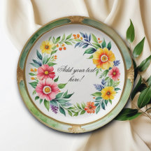 Flora-dekorative Wasserfarben