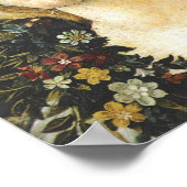 Flora (Detail Primavera) Botticelli Kunst, Dichtun Poster (Ecke)