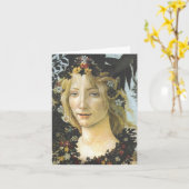 Flora (Detail von Primavera) Botticelli schöne Karte (Gelbe Blume)