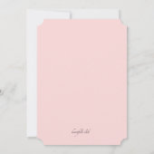 Flora-Einladung Einladung (Rückseite)