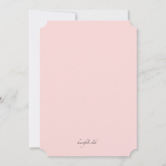 Flora-Einladung Einladung (Rückseite)