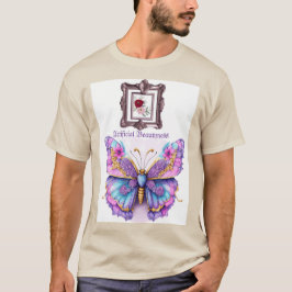 Flora Elegance Butterfly Kunst, Dichtung und Musik T-Shirt