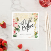 Flora Elegante Die Nacht vor der Probe Napkins Serviette (Beispiel)