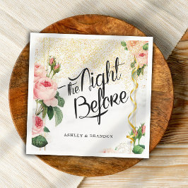 Flora Elegante Die Nacht vor der Probe Napkins Serviette