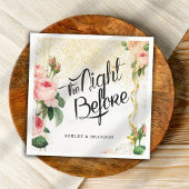 Flora Elegante Die Nacht vor der Probe Napkins Serviette